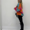 cardigan corto senza bottoni colourfull